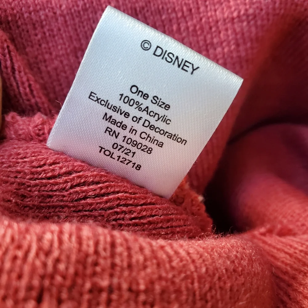 Disney Minnie Mouse Girls Winter Pink Pom Pom 3 Minnie Mouse Beanie‎ Hat